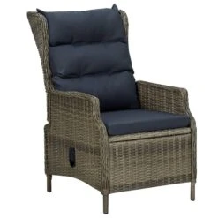 VidaXL Tuinstoel Verstelbaar Met Voetenbankje Poly Rattan Bruin -Kettler Stoelen Winkel 066eb4af89844c0d87be346abb36fb0b