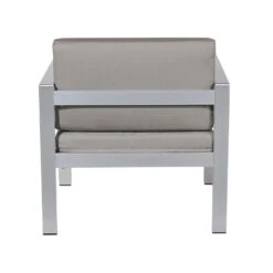Beliani Tuinstoel SALERNO - Grijs Aluminium 9 Beliani Tuinstoel SALERNO - Grijs Aluminium -Kettler Stoelen Winkel 0cbd24d4bfc646658f59121e3d94fe6d