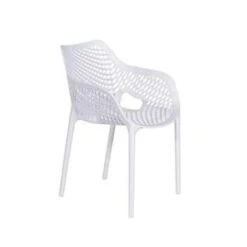 Garden Impressions Air XL Kunststof Tuinstoel Wit - Set Van 4 Stuks -Kettler Stoelen Winkel 1000003877 0104