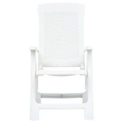 VidaXL Tuinstoelen 2 St Verstelbaar Kunststof Wit -Kettler Stoelen Winkel 1000006296 0102