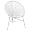 VidaXL Tuinmaanstoel Poly Rattan Wit 2 VidaXL Tuinmaanstoel Poly Rattan Wit -Kettler Stoelen Winkel 1000006359