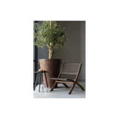 WOOOD Tuinklapstoel Ruit Lois - Hout - Donkerbruin - 73x60x78 -Kettler Stoelen Winkel 1000013706 0103