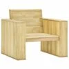 VidaXL Tuinstoel 89x76x76 Cm Geïmpregneerd Grenenhout -Kettler Stoelen Winkel 1000025703