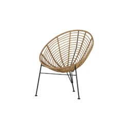 WOOOD Loungestoel Buiten Jane - PE/Metaal - Naturel - 88x72x81 7 WOOOD Loungestoel Buiten Jane - PE/Metaal - Naturel - 88x72x81 -Kettler Stoelen Winkel 1000033692 0101