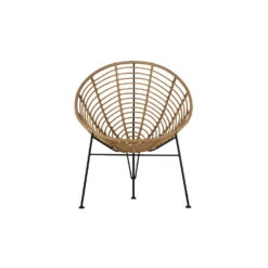 WOOOD Loungestoel Buiten Jane - PE/Metaal - Naturel - 88x72x81 9 WOOOD Loungestoel Buiten Jane - PE/Metaal - Naturel - 88x72x81 -Kettler Stoelen Winkel 1000033692 0103