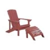 Beliani Tuinstoel ADIRONDACK - Rood Kunsthout -Kettler Stoelen Winkel 1000035696
