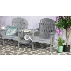 SenS-Line Adirondack Dubbele Tuinstoel - Hout - Grijs 9 SenS-Line Adirondack Dubbele Tuinstoel - Hout - Grijs -Kettler Stoelen Winkel 1000038286 0103