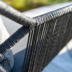 4 Seasons Outdoor Accor Tuinstoel - Donker Grijs -Kettler Stoelen Winkel 1000040791 0104