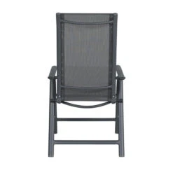 Garden Impressions Santos Verstelbare Tuinstoel - Donker Grijs -Kettler Stoelen Winkel 1000040802 0103