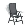 Garden Impressions Rosa Tuinstoel Verstelbaar - Antraciet -Kettler Stoelen Winkel 1000040803
