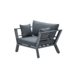 Garden Impressions Hiko Lounge Tuinstoel - Donker Grijs -Kettler Stoelen Winkel 1000040934 0103