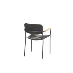 4-Seasons Bora Stapelstoel - Antraciet/Teak (1 St.) -Kettler Stoelen Winkel 1000048045 0103