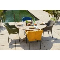 Hartman Cairo Tuinstoel Xerix - Green - Inclusief Kussen -Kettler Stoelen Winkel 1000048054 0103
