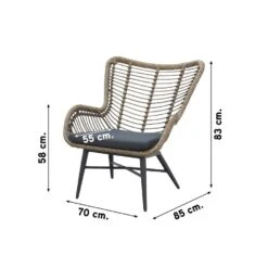 Jasmine Loungestoel - Natural 7 Jasmine Loungestoel - Natural -Kettler Stoelen Winkel 1000048692 0101