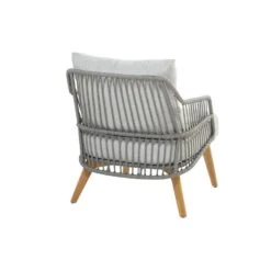 4-Seasons Sempre Loungestoel - Teak/Silver Grey (1 St.) -Kettler Stoelen Winkel 1000052970 0103