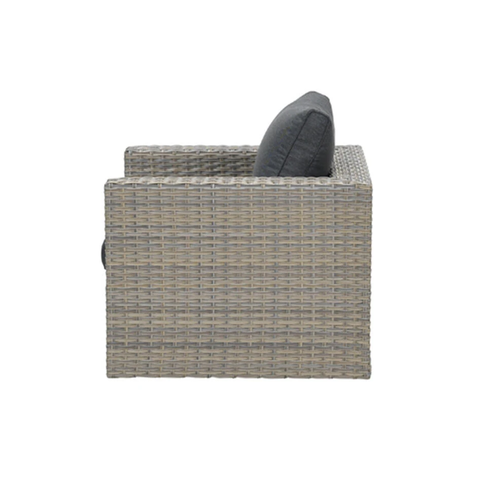 Garden Impressions Carlo Lounge Tuinstoel - Vintage Willow 5 Garden Impressions Carlo Lounge Tuinstoel - Vintage Willow - Afbeelding 3