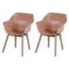 Set Van 2- Hartman Sophie Studio Diningstoel-Italian Terra- Teak Poot -Kettler Stoelen Winkel 1000073141