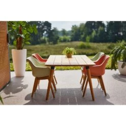Set Van 2- Hartman Sophie Studio Diningstoel- French Green- Teak Poot 9 Set Van 2- Hartman Sophie Studio Diningstoel- French Green- Teak Poot -Kettler Stoelen Winkel 1000073188 0103