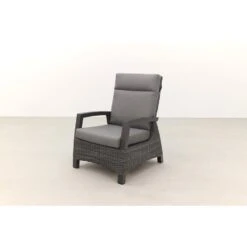 VDG Darwin Wicker Verstelbare Loungestoel - Antraciet -Kettler Stoelen Winkel 1000074420 0102