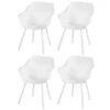 Hartman Sophie Element Dining Armstoel- Wit - 4 St. 2 Hartman Sophie Element Dining Armstoel- Wit - 4 St. -Kettler Stoelen Winkel 1000074500