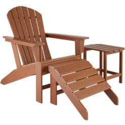 Tectake -tuinstoel Adirondack -Janis - Bruin -Kettler Stoelen Winkel 1000078043 0102
