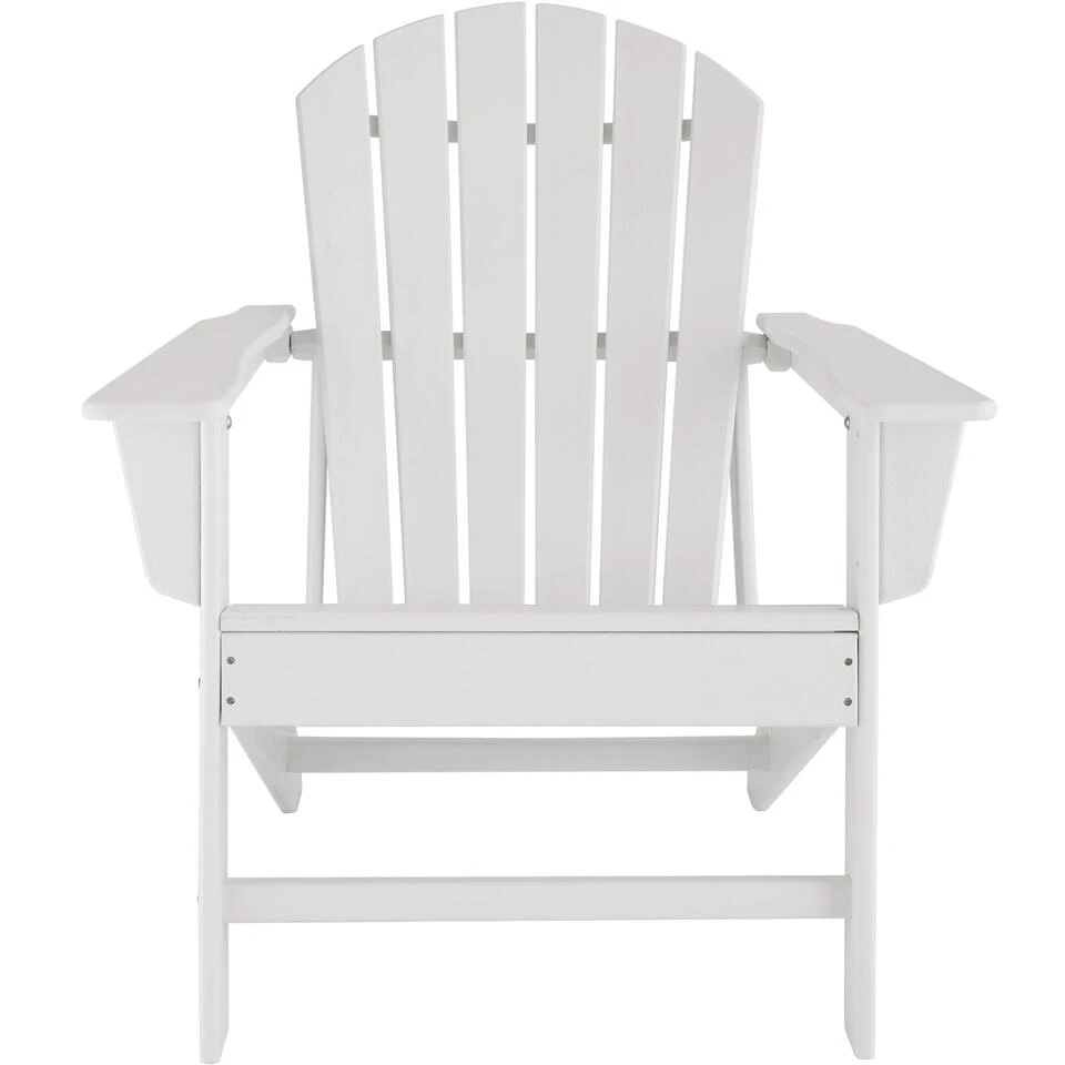 Tectake - Tuinstoel Joan Wit - Tuinstoel In Houtlook 6 Tectake - Tuinstoel Joan Wit - Tuinstoel In Houtlook - Afbeelding 4