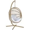 Beliani Hangstoel ACRI - Beige Pe Rotan 1 Beliani Hangstoel ACRI - Beige Pe Rotan -Kettler Stoelen Winkel 1000082570
