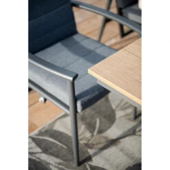 Garden Impressions Jerone Tuinstoel Verstelbaar - Donker Grijs -Kettler Stoelen Winkel 1000088270 0103