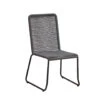 Tuinstoel Liza Touw Antraciet - 59,50x44x89 Cm - Touw - Grijs -Kettler Stoelen Winkel 1000092409