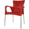 Bella Terrasstoel - Kunststof - Rood -Kettler Stoelen Winkel 1000093883