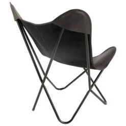 Buffalo Vlinderstoel - Leder - Zwart -Kettler Stoelen Winkel 1000094337 0103