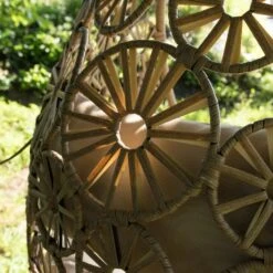 Flower Hangstoel Naturel - Wicker - Bruin -Kettler Stoelen Winkel 1000094365 0103