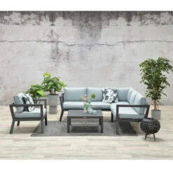 Garden Impressions San Luis Loungestoel - Mint Grijs -Kettler Stoelen Winkel 1945392173 0102