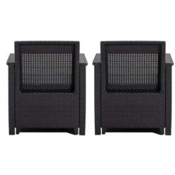 Keter Loungefauteuils Emma (2 Stuks) - Grijs -Kettler Stoelen Winkel 50101073 0901