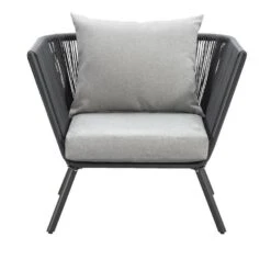 Loungestoel Almeria - Antraciet - 75x89x75 Cm -Kettler Stoelen Winkel 50105176 0100