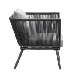 Loungestoel Almeria - Antraciet - 75x89x75 Cm -Kettler Stoelen Winkel 50105176 0900