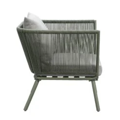 Loungestoel Almeria - Olijfgroen - 75x89x75 Cm 8 Loungestoel Almeria - Olijfgroen - 75x89x75 Cm -Kettler Stoelen Winkel 50105177 0900