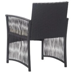 VidaXL Tuinstoelen Met Kussens 2 St Poly Rattan Zwart -Kettler Stoelen Winkel 6414d137829045ada0a74fcf4fb3569b