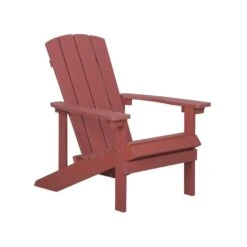 Beliani Tuinstoel ADIRONDACK - Rood Kunsthout -Kettler Stoelen Winkel 6d01865fb12c4aeb994d15b3cbe6ef71
