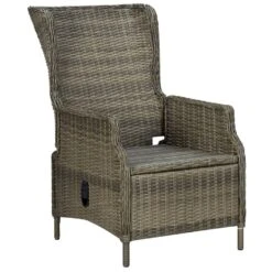 VidaXL Tuinstoel Verstelbaar Met Kussens Poly Rattan Bruin -Kettler Stoelen Winkel 6fb89b3de353456188cbfe2819979fe9