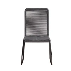 Tuinstoel Liza Touw Antraciet - 59,50x44x89 Cm - Touw - Grijs -Kettler Stoelen Winkel 7f658c3dff4e4badbdb77593de130442