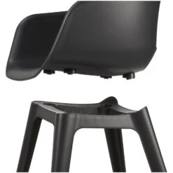 Allibert Tuinstoel Akola - Grafiet (2 Stuks ) -Kettler Stoelen Winkel 81027611 0103