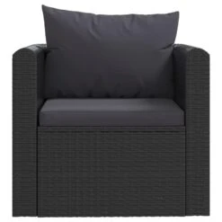 VidaXL Fauteuil Met Kussens Poly Rattan Zwart 8 VidaXL Fauteuil Met Kussens Poly Rattan Zwart -Kettler Stoelen Winkel 9c51a855bb8a40c78f0a6357ceb8619e