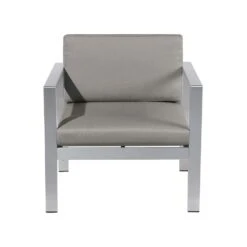 Beliani Tuinstoel SALERNO - Grijs Aluminium 8 Beliani Tuinstoel SALERNO - Grijs Aluminium -Kettler Stoelen Winkel ae2433c60ec24da1a12c8e44ae98dfdc