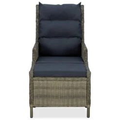 VidaXL Tuinstoel Verstelbaar Met Voetenbankje Poly Rattan Bruin -Kettler Stoelen Winkel da7871427e0442e5a8ed0fe1ec7a49f8